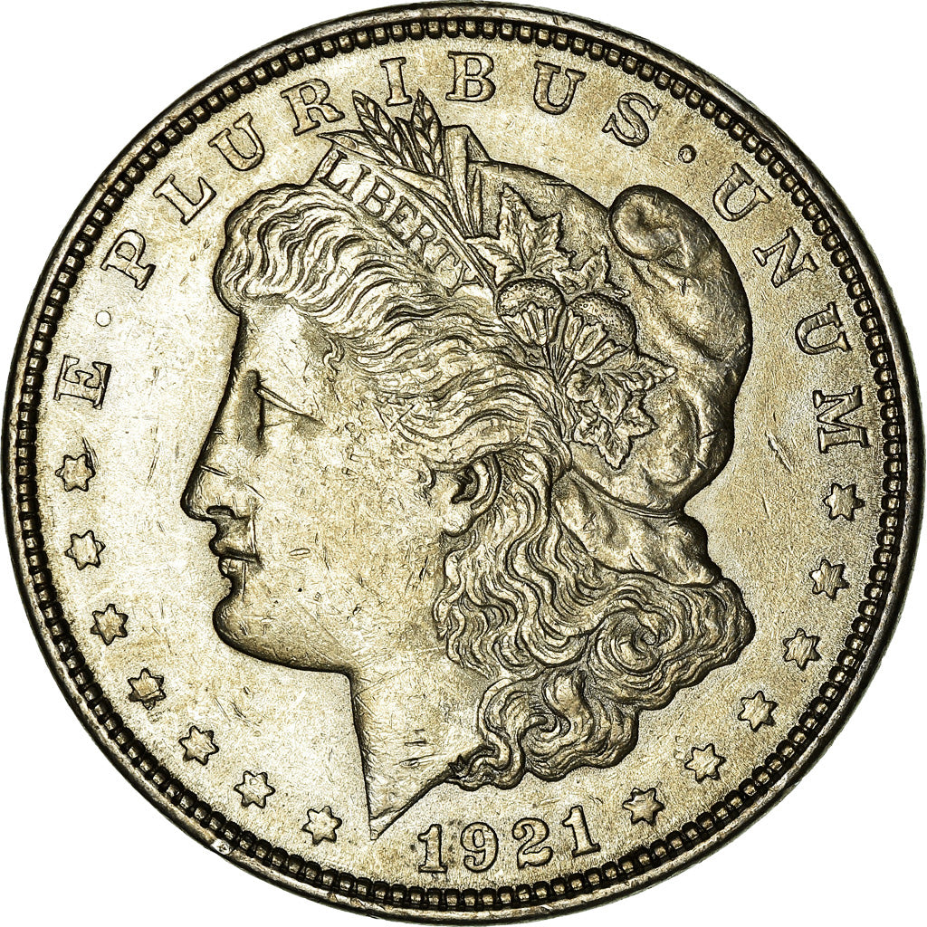 Monnaie, États-Unis, Morgan Dollar, Dollar, 1921, U.S. Mint, Philadelphie, SUP