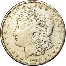 Coin, United States, Morgan Dollar, Dollar, 1921, San Francisco, EF(40-45)