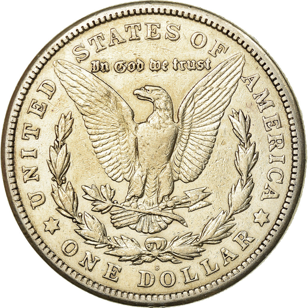 Coin, United States, Morgan Dollar, Dollar, 1921, San Francisco, EF(40-45)