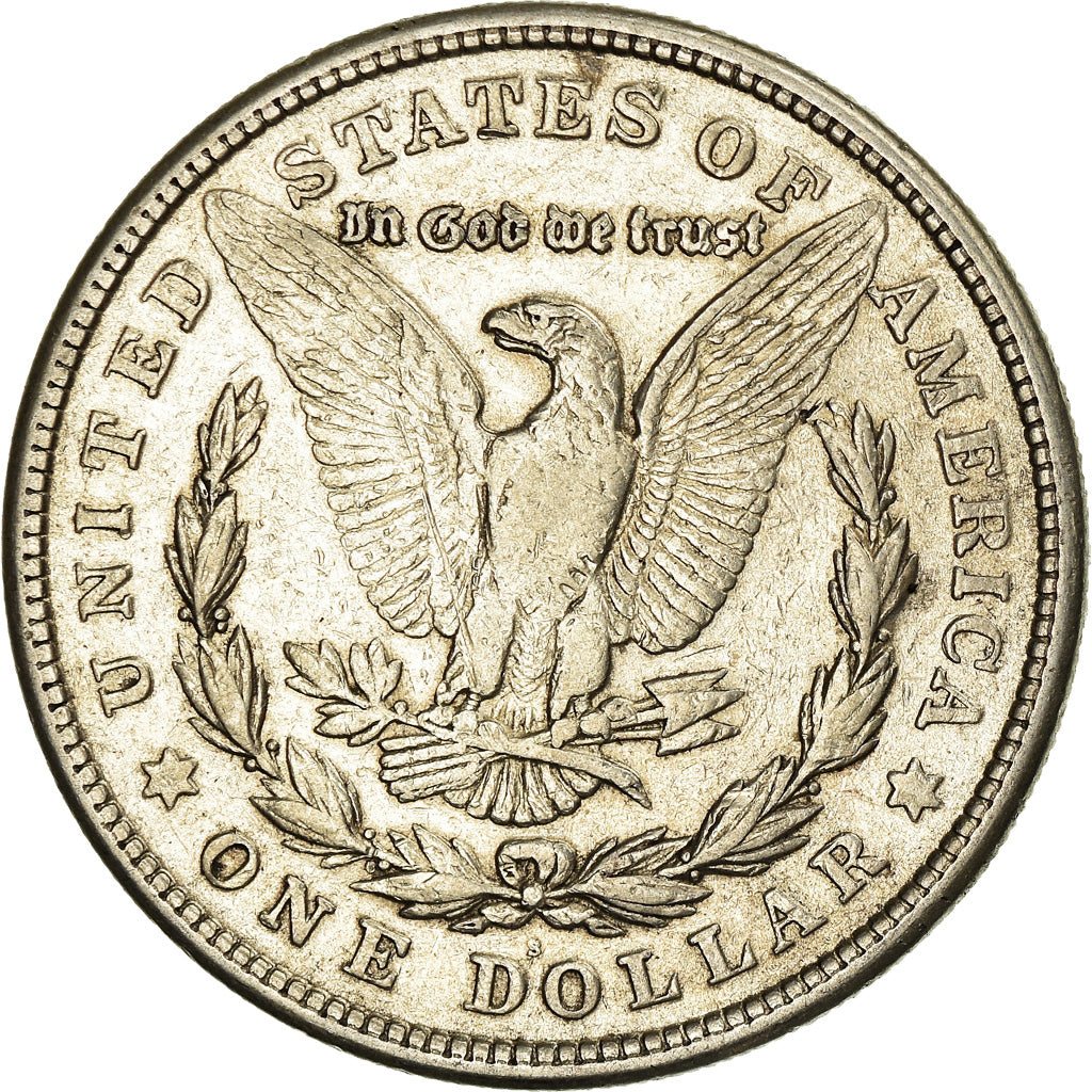 Moneda, Estados Unidos, Morgan Dollar, Dollar, 1921, San Francisco, MBC, Plata