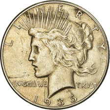 Coin, United States, Peace Dollar, Dollar, 1935, U.S. Mint, Philadelphia