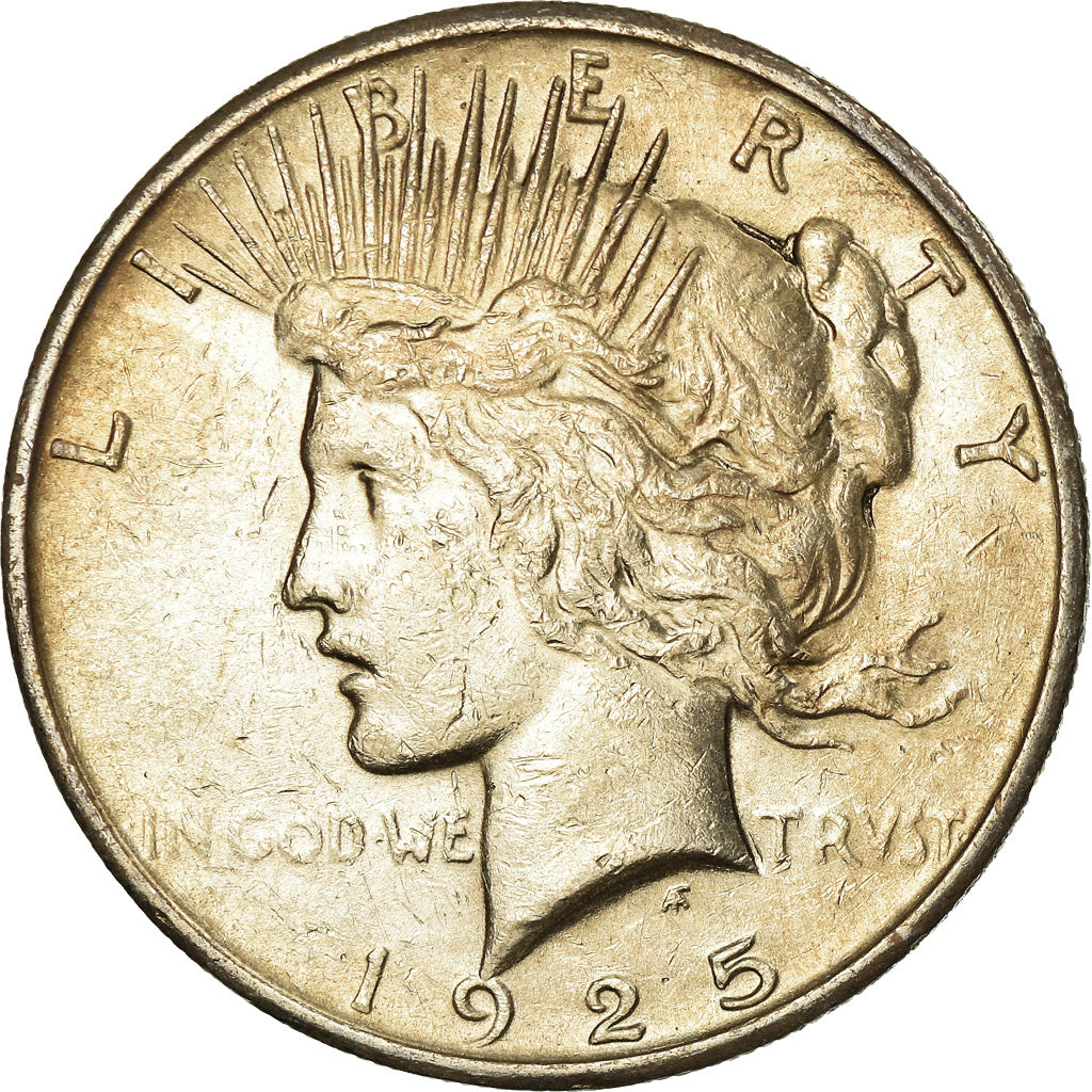 Coin, United States, Peace Dollar, Dollar, 1925, U.S. Mint, Philadelphia