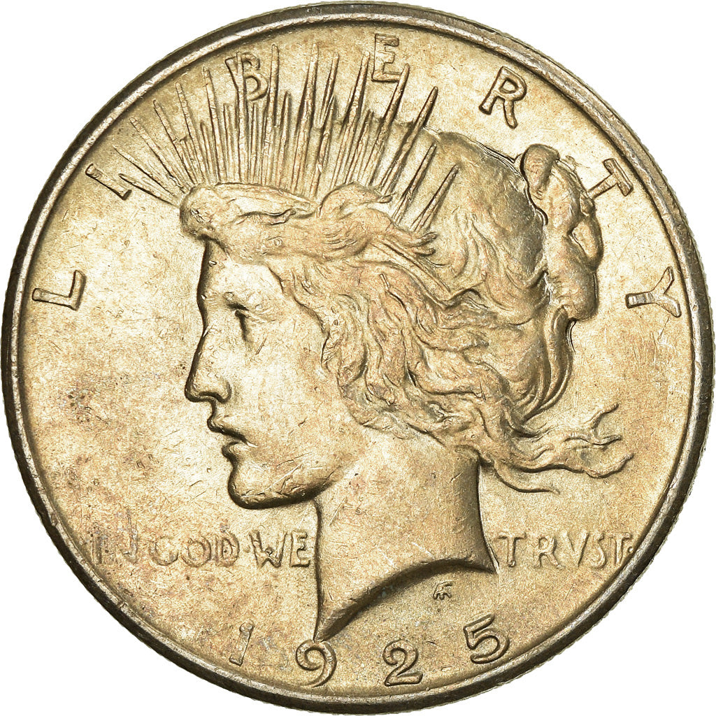 Coin, United States, Peace Dollar, Dollar, 1925, U.S. Mint, Philadelphia