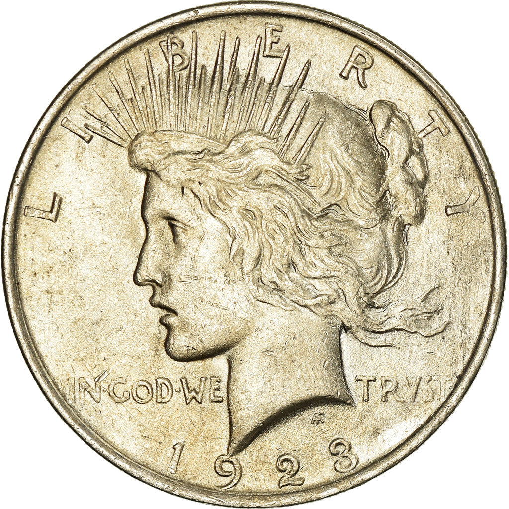 Moneda, Estados Unidos, Peace Dollar, Dollar, 1923, U.S. Mint, Philadelphia