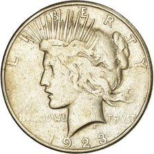 Coin, United States, Peace Dollar, Dollar, 1923, U.S. Mint, San Francisco