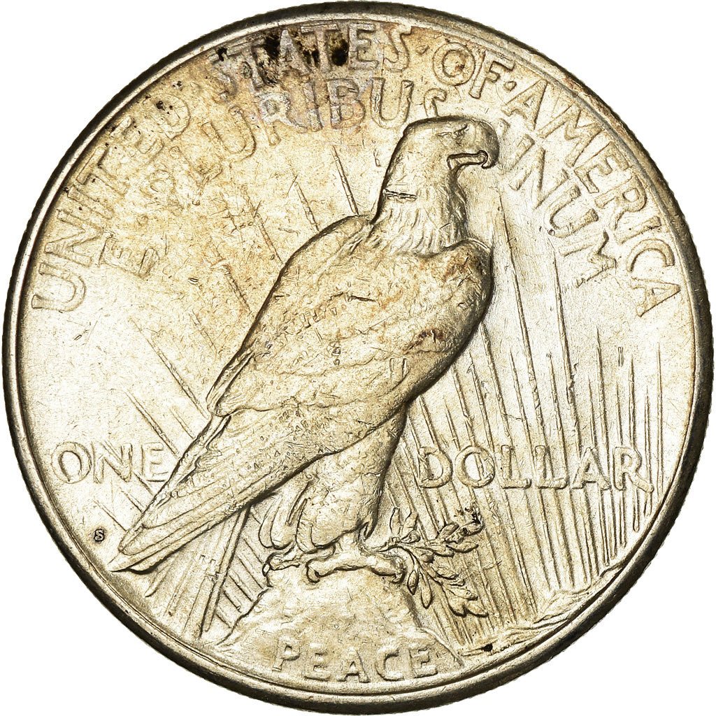 Coin, United States, Peace Dollar, Dollar, 1923, U.S. Mint, San Francisco