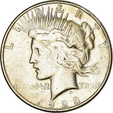 Coin, United States, Peace Dollar, Dollar, 1923, U.S. Mint, San Francisco