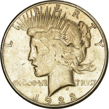 Coin, United States, Peace Dollar, Dollar, 1923, U.S. Mint, San Francisco