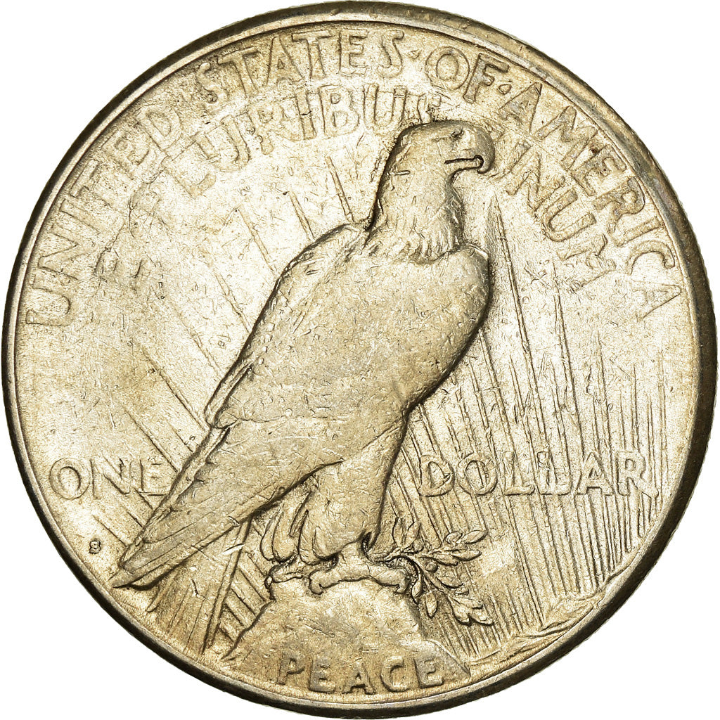 Coin, United States, Peace Dollar, Dollar, 1923, U.S. Mint, San Francisco