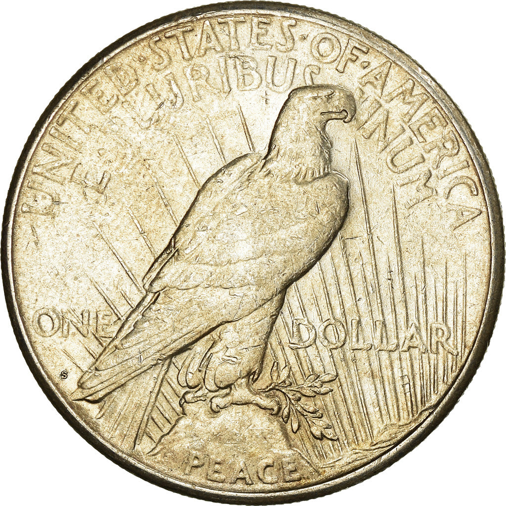 Coin, United States, Peace Dollar, Dollar, 1923, U.S. Mint, San Francisco
