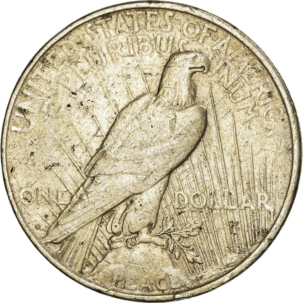 Coin, United States, Peace Dollar, Dollar, 1922, U.S. Mint, Denver, VF(20-25)