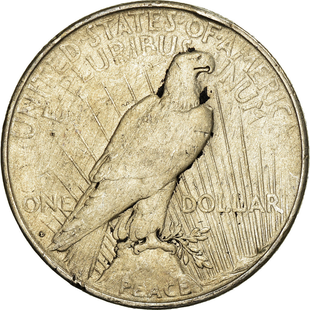Monnaie, États-Unis, Peace Dollar, Dollar, 1922, U.S. Mint, Denver, TB+