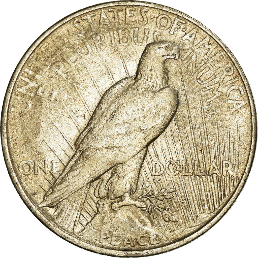Coin, United States, Peace Dollar, Dollar, 1922, U.S. Mint, Denver, VF(30-35)