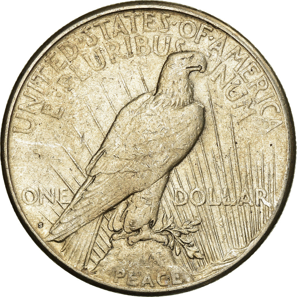 Coin, United States, Peace Dollar, Dollar, 1922, U.S. Mint, San Francisco