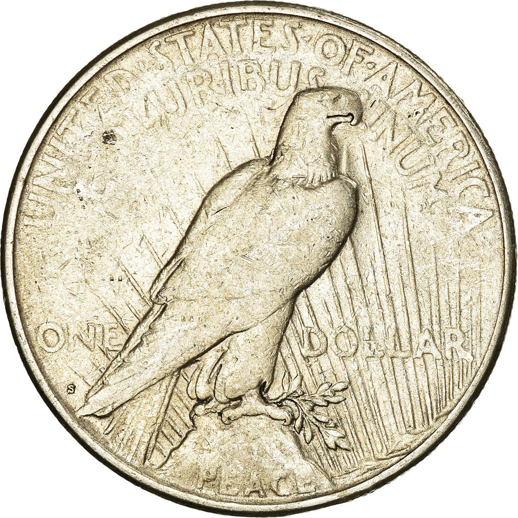 Coin, United States, Peace Dollar, Dollar, 1922, U.S. Mint, San Francisco