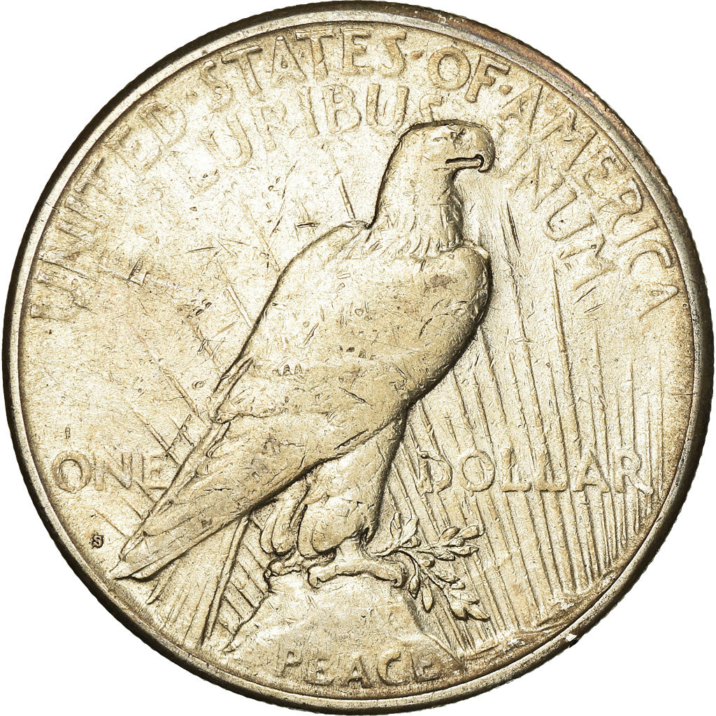Coin, United States, Peace Dollar, Dollar, 1922, U.S. Mint, San Francisco