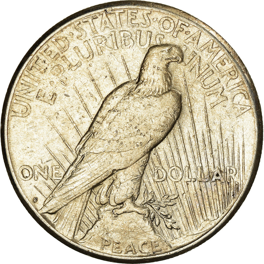 Coin, United States, Peace Dollar, Dollar, 1922, U.S. Mint, San Francisco