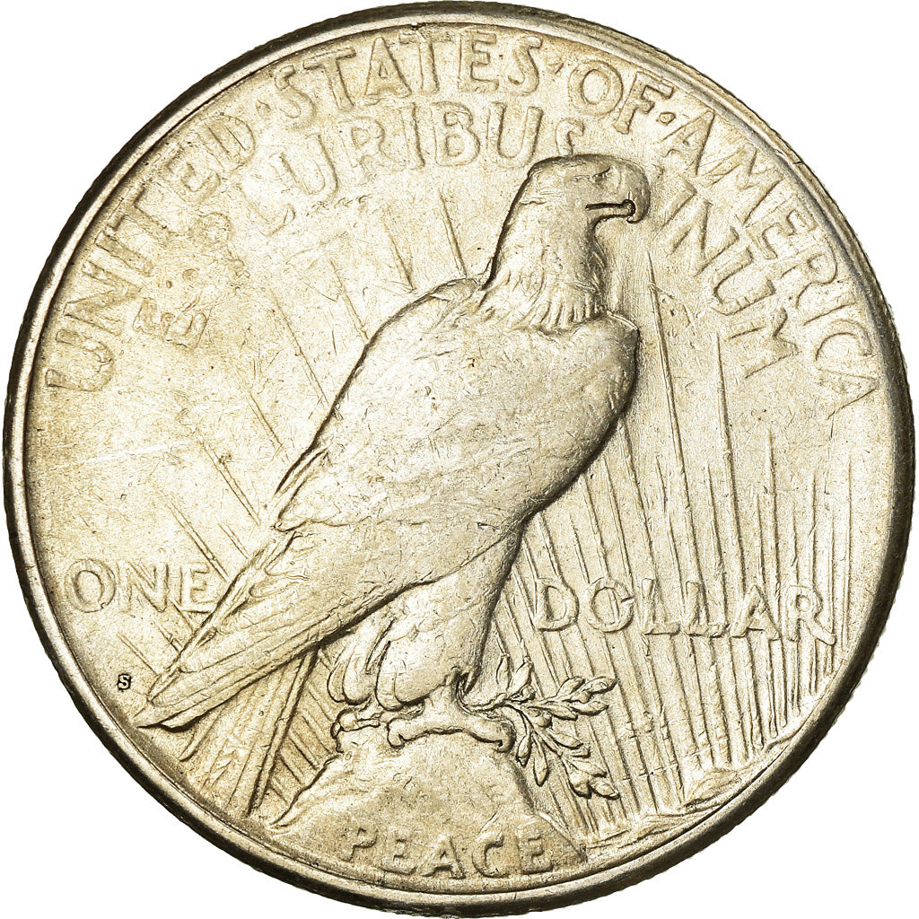 Coin, United States, Peace Dollar, Dollar, 1922, U.S. Mint, San Francisco