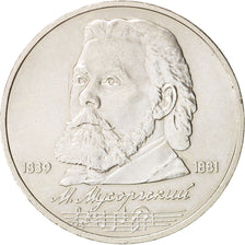 Russia, Rouble, 1989, Mussorgsky, KM:220