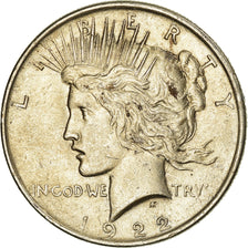 Coin, United States, Peace Dollar, Dollar, 1922, U.S. Mint, Philadelphia