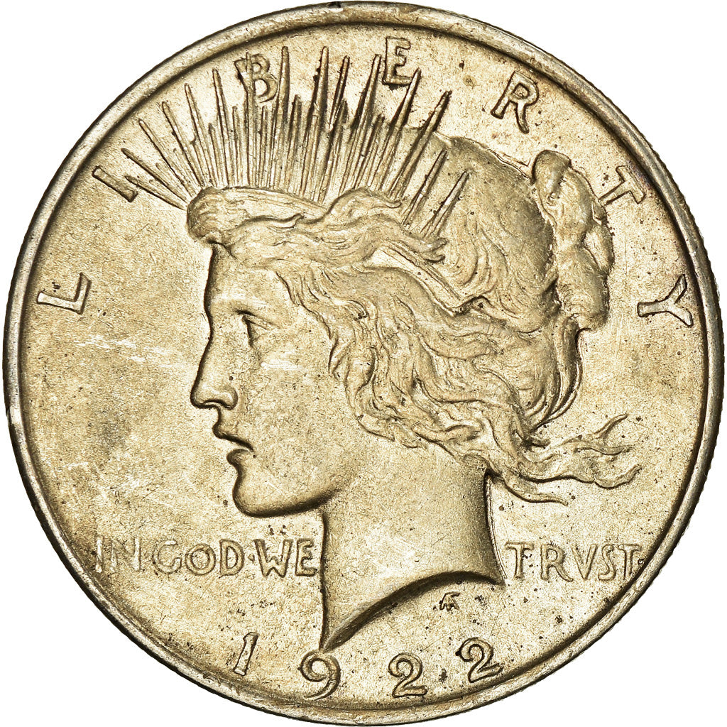 Coin, United States, Peace Dollar, Dollar, 1922, U.S. Mint, Philadelphia