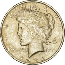Coin, United States, Peace Dollar, Dollar, 1922, U.S. Mint, Philadelphia
