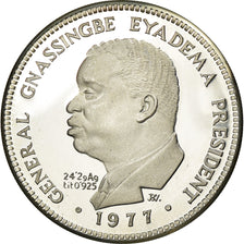 Monnaie, Togo, 5000 Francs, 1977, SPL+, Argent, KM:8