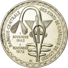 Coin, West African States, 500 Francs, 1972, MS(60-62), Silver, KM:7