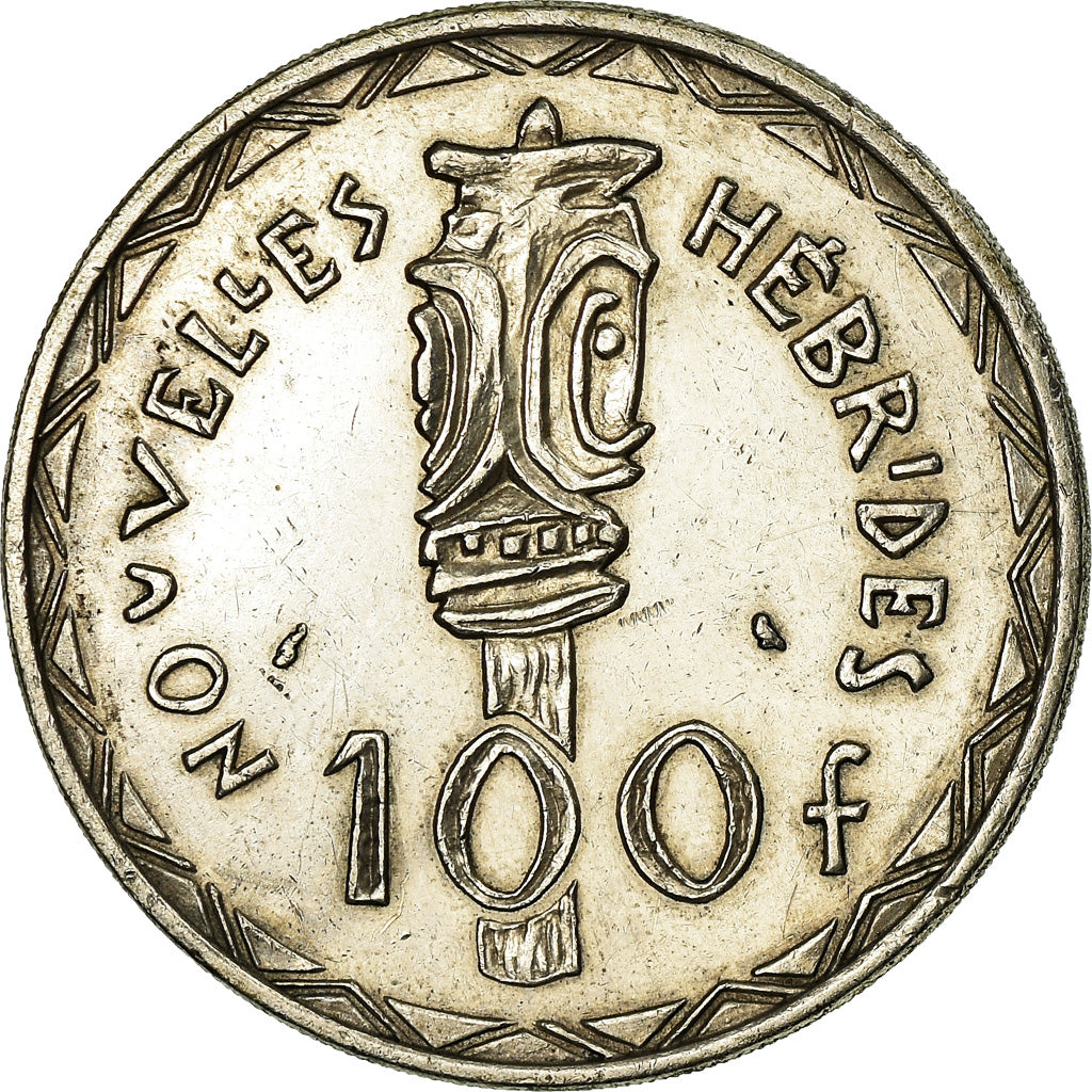 Monnaie, New Hebrides, 100 Francs, 1966, Paris, TTB, Argent, KM:1, Lecompte:59
