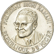 Moneta, Niger, 500 Francs, 1960, EF(40-45), Srebro, KM:5