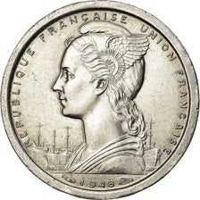 Coin, Togo, Franc, 1948, Paris, AU(50-53), Aluminum, KM:4