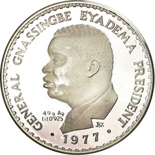 Coin, Togo, Gnassingbe Eyadema, 10000 Francs, 1977, MS(60-62), Silver, KM:9