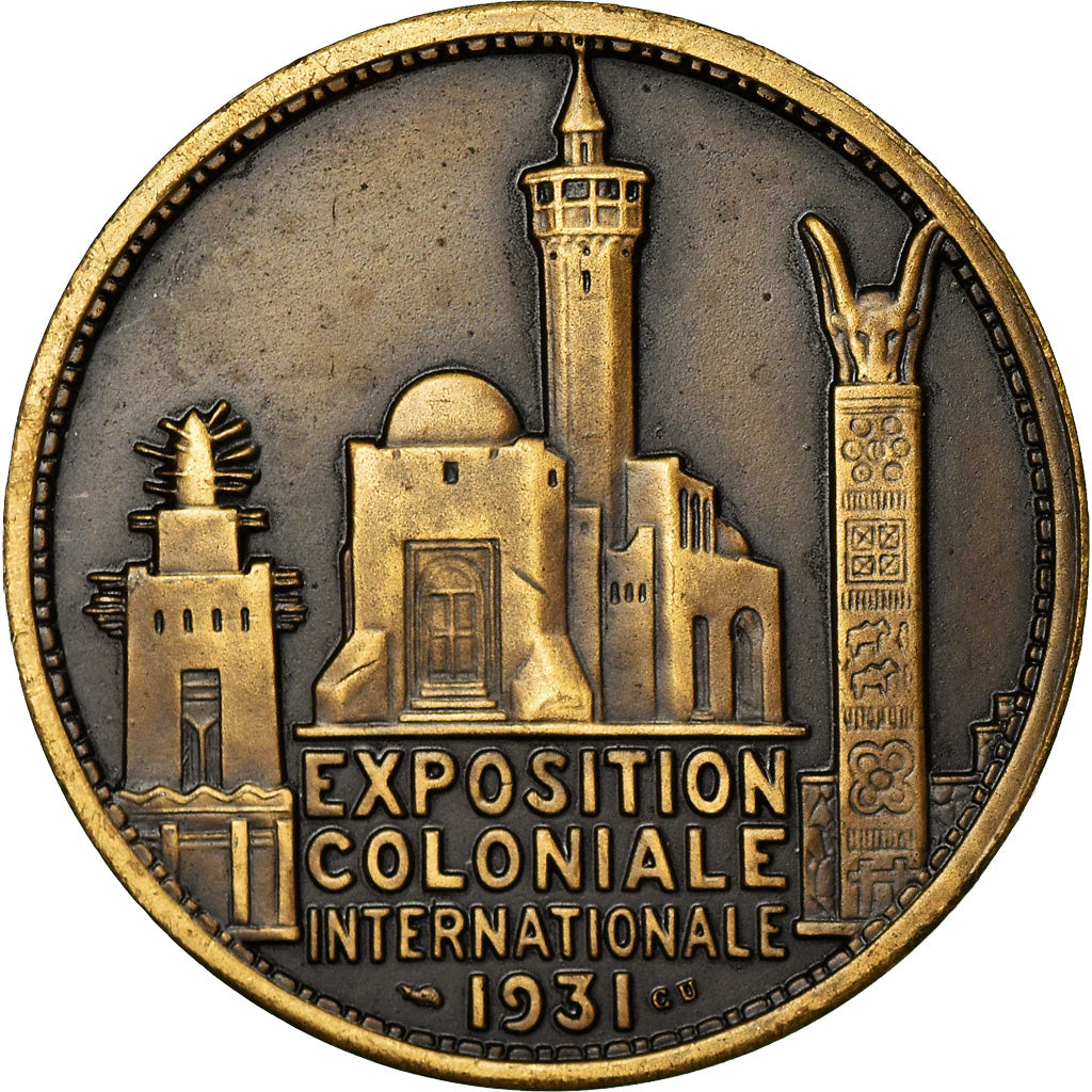 France, Medal, Exposition Coloniale Internationale, Paris, Afrique, 1931
