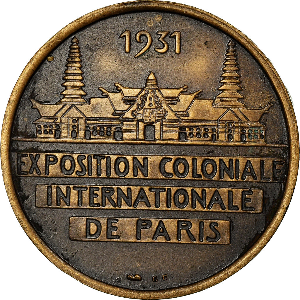 Francia, medalla, Exposition Coloniale Internationale, Paris 1931, Océanie