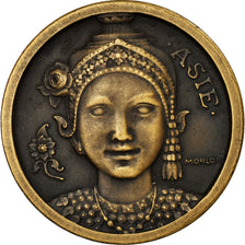 France, Medal, Exposition Coloniale Internationale, Paris, Asie, 1931, Morlon