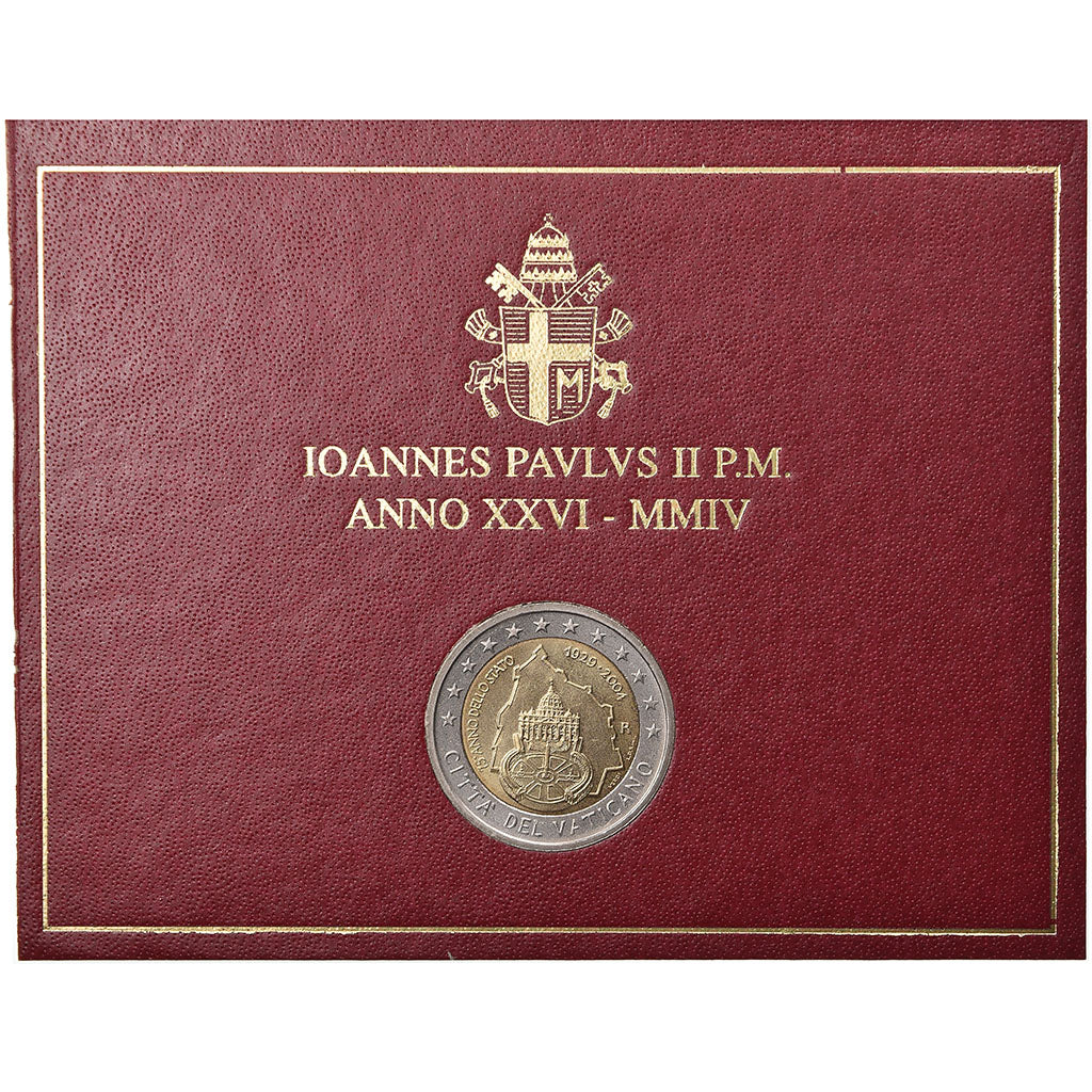 Vatican, 2 Euro, 2004, 75 ème anniversaire de la Fondation de l'Etat du