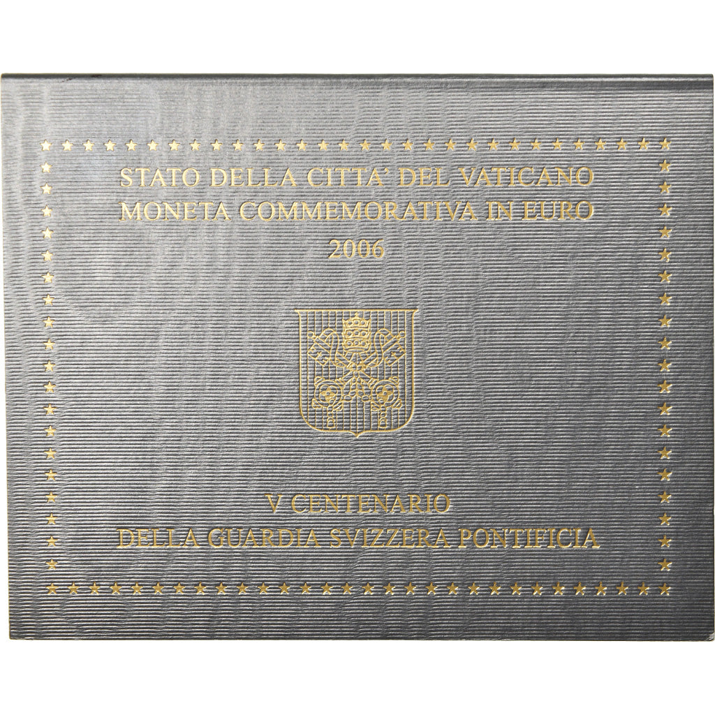 Vaticano, 2 Euro, 500 ans de la Garde Suisse Pontificale, 2006, FDC, Bimetálico