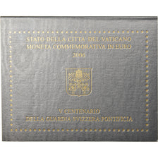 Vaticano, 2 Euro, 500 ans de la Garde Suisse Pontificale, 2006, FDC, Bimetálico