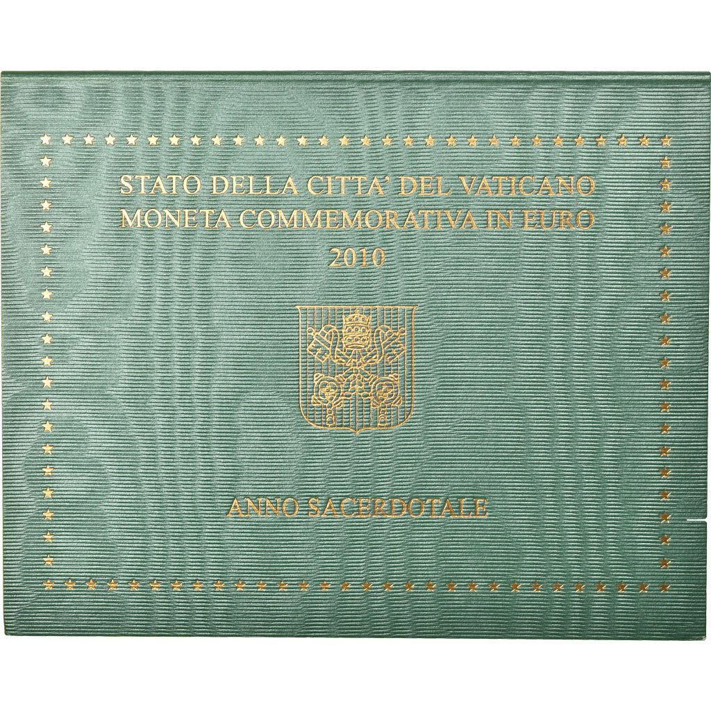 Vatican, 2 Euro, 2010, Année sacerdotale, FDC, Bi-Metallic