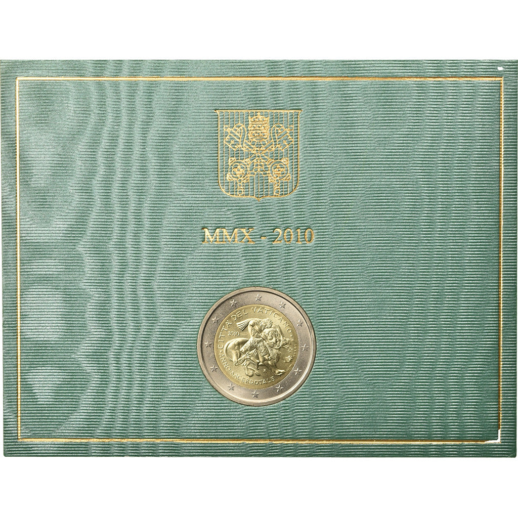Vatican, 2 Euro, 2010, Année sacerdotale, FDC, Bi-Metallic