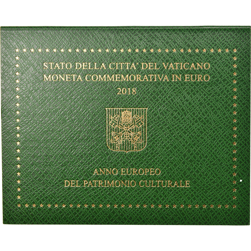 Vatican, 2 Euro, Patrimoine Culturel, 2018, FDC, Bi-Metallic