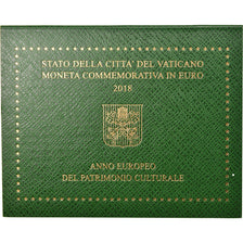Vatican, 2 Euro, Patrimoine Culturel, 2018, FDC, Bi-Metallic