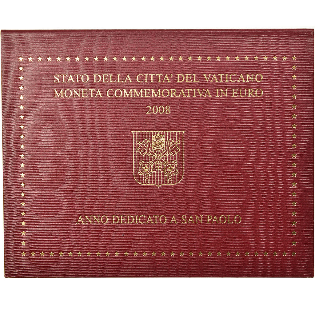 Vatican, 2 Euro, Année de Saint Paul, 2008, FDC, Bi-Metallic