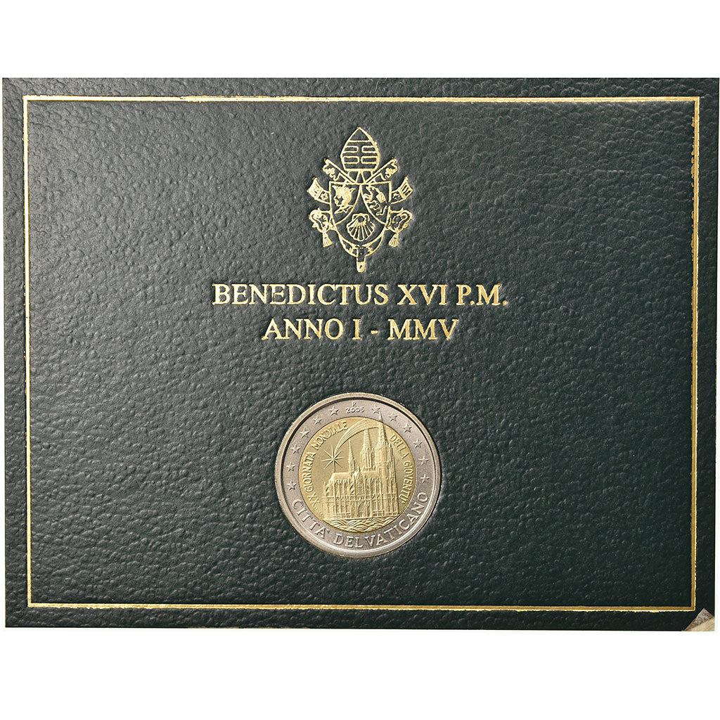 Vatican, 2 Euro, 20ème journée mondiale de la Jeunesse, 2005, MS(65-70)