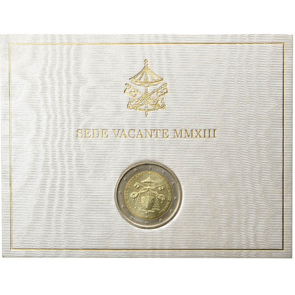 Watykan, 2 Euro, Siège Vacant, 2013, MS(65-70), ND