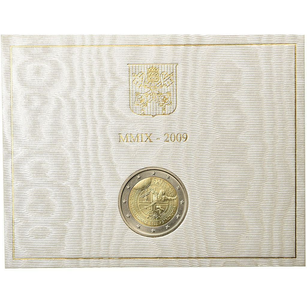 Vatican, 2 Euro, Année internationale de l'Astronomie, 2009, MS(65-70)
