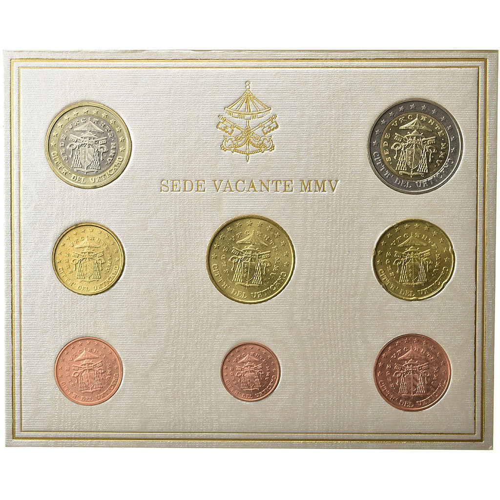 Vatican, Set, Siège Vacant, 2005, FDC