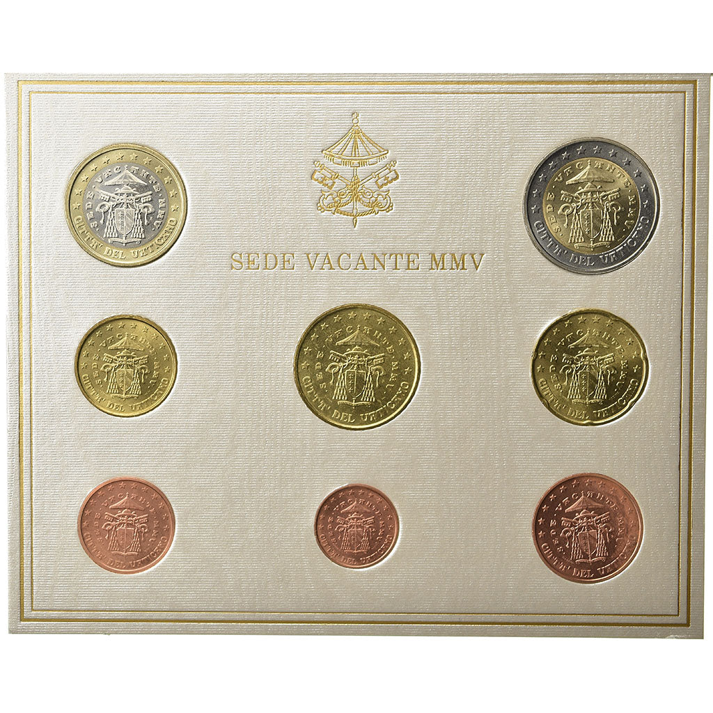Vaticano, Set, Siège Vacant, 2005, FDC, Sin información