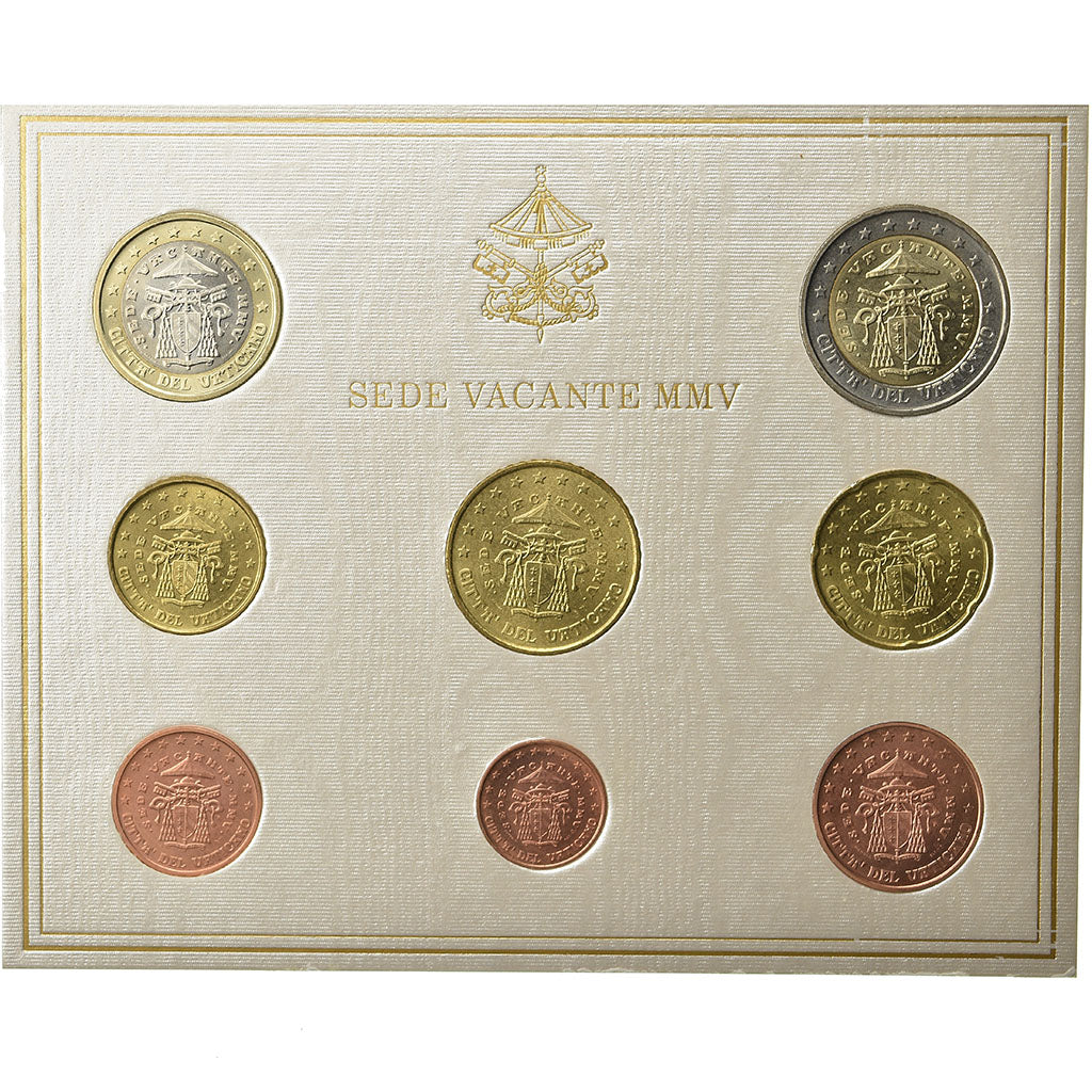 Vaticano, Set, Siège Vacant, 2005, FDC, Sin información