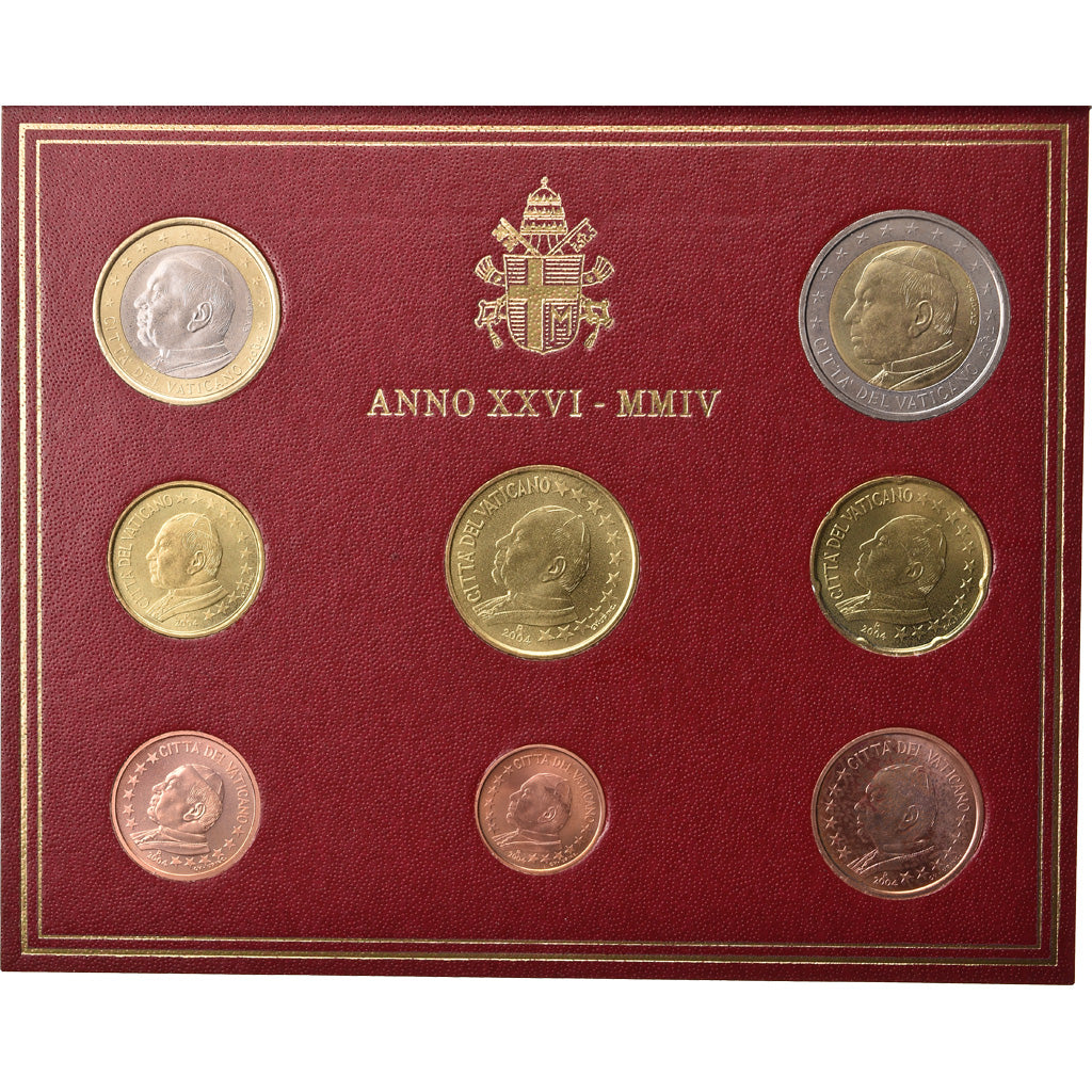 Watykan, Set, Jean-Paul II, 2004, Rome, MS(65-70), ND